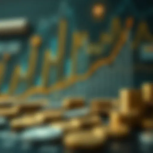 Visual representation of digital currency growth