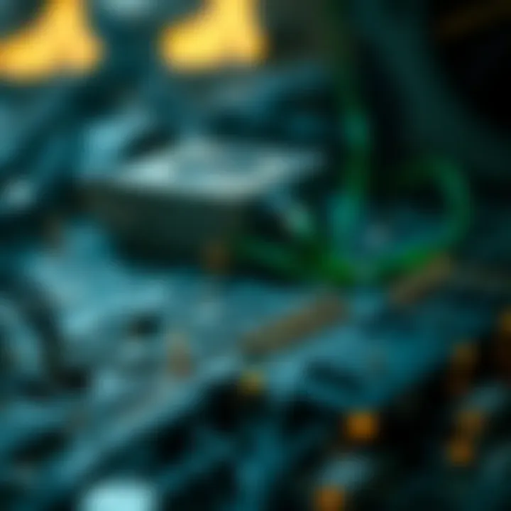 Environmental Impact of Crypto Mining Infographic showcasing the environmental impact of crypto mining