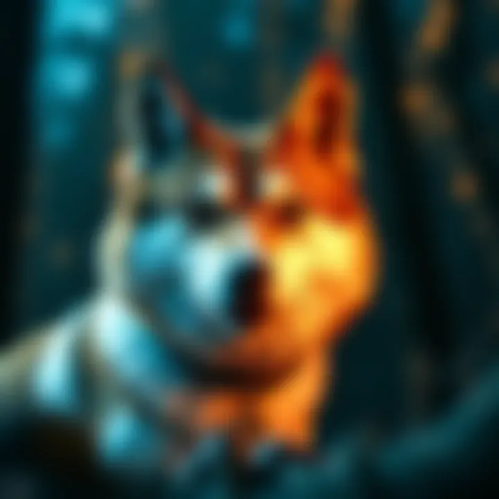 Visual representation of Kishu Inu cryptocurrency