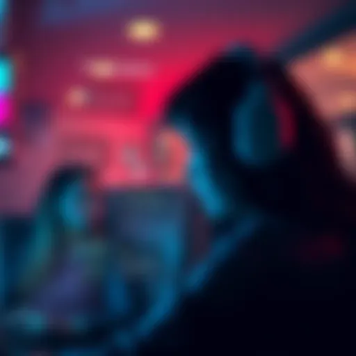 Psychological Tactics in Meet Me Scams Illustration depicting the psychological tactics used by scammers.