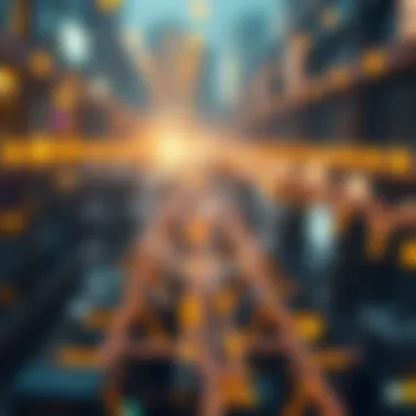 Blockchain Framework for NFTs A diagram illustrating the underlying technology of blockchain supporting NFTs.