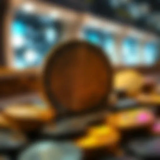 Visual representation of Non-Fungible Tokens in digital art