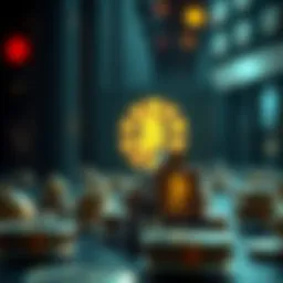 A digital artwork representing the concept of non-fungible tokens.