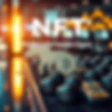 Diverse Applications of NFTs An infographic displaying the applications of NFTs across different industries.