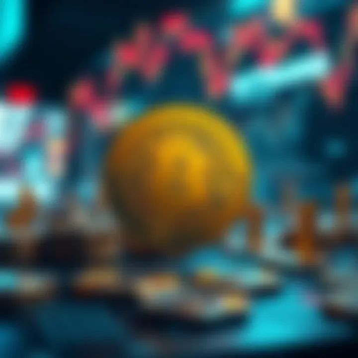 Cryptocurrency Market Dynamics Visual representation of cryptocurrency market dynamics