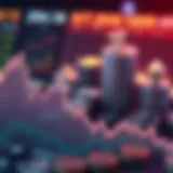 Graph illustrating the decline in cryptocurrency values over recent months