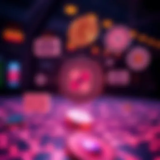 An intricate design of digital wallets representing Polkadot's ecosystem