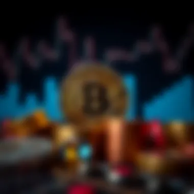 A visual metaphor for investment opportunities in cryptocurrency